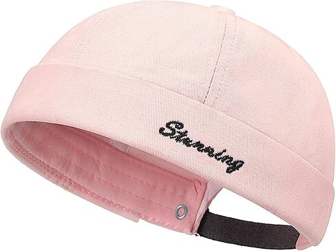 Alphabet Embroidery Docker Cap Dome Brimless Hats for Men in Saudi Arabia