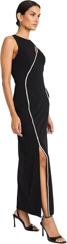 Maggy London Women's Crystal Trimmed Fitted Maxi-Special Occasion Formal-Evening Gown Dress in Saudi Arabia
