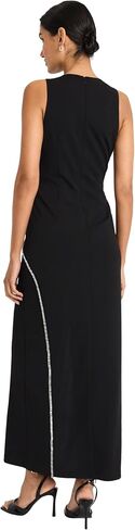 Maggy London Women's Crystal Trimmed Fitted Maxi-Special Occasion Formal-Evening Gown Dress in Saudi Arabia