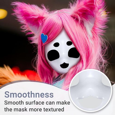 Fursuit Head Base Mask therian Base 3D Printed Diy Anime Cosplay Furry Mask for Furries in Saudi Arabia