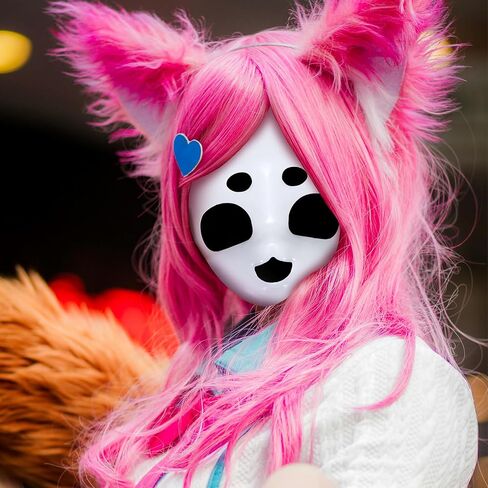 Fursuit Head Base Mask therian Base 3D Printed Diy Anime Cosplay Furry Mask for Furries in Saudi Arabia