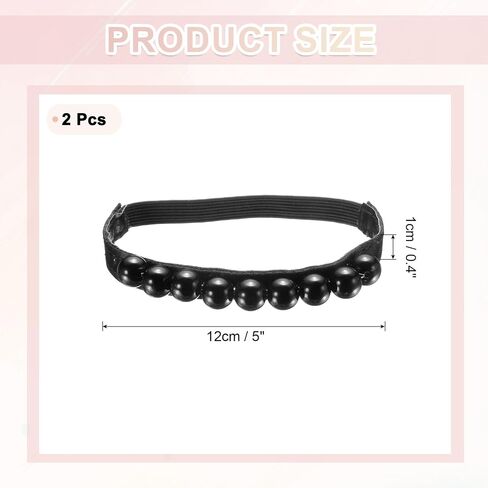 Uxcell High Heels Shoe Straps و Beads مرنة أحذية الأحذية الكعب أعقاب أحزمة الكاحل قابلة للفصل in Saudi Arabia