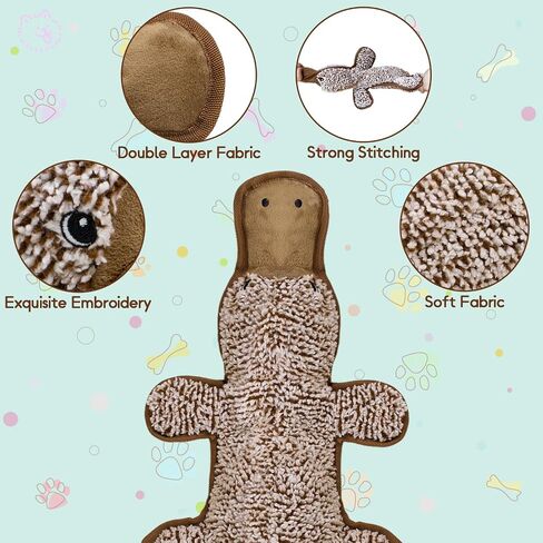 Plush Dog Toys- 5 PCS Squeaky Toys for Medium & Small Dog- Interactive Stuffed Puppy Toys to Reduce Boredom and Anxiety- Funny Cute Dog Gifts for Puppies in Saudi Arabia