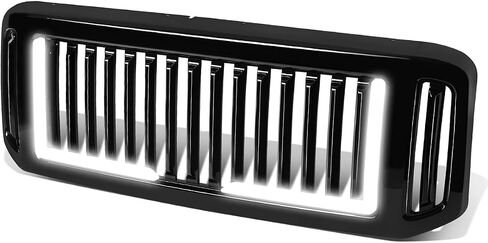 Honeycomb Mesh Pront Pumper Grille Grille متوافق مع 05-07 Ford F250-F550 SD ، Black in Kuwait