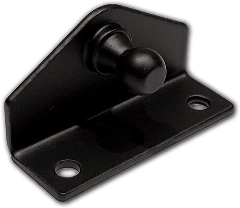 10mm Ball-Stud Brackets (4 Pack) (2" L x 0.75" W x 1.125" H) - Black Powder-Coating Over Zinc-Plating - Gas Strut Lift Support Fittings RT-60-00004-4 in Saudi Arabia