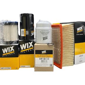 P&F Filter Kit for Dodge Ram 6.7L Diesel Cummins Fuel, Oil, Air, W/Seperator Filter Set for 2013-2018 Models 2500/3500/4500/5500