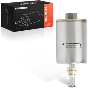 A-Premium Fuel Filter متوافق مع Chevrolet Malibu 1997-2003 ، Impala 2000-2005 ، Camaro 1993-2002 & Buick Regal 1992-2004 & Cadillac CTS 2003-2004 ، XLR 2004-2005 & GMC Savana 1500 2500 2500
