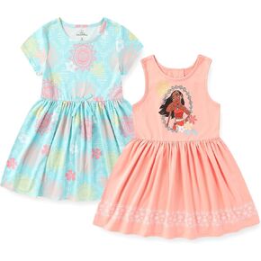 Disney Moana Girls 2 Pack Dress for Toddler and Big Kids