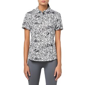 PUMA Women's Cloudspun Zebra SS Polo