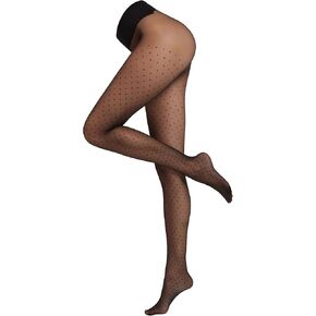 Woman's Polka Dot 20 Denier Invisible Sheer Tights