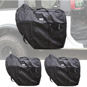 Bronco Door Storage Bags Front Door Protection Organizer Bag w/Carry Handle US Flag compatible with Bronco 2021 2022 2023 4 Doors Accessories Waterproof Anti-Scratch Doors Panels