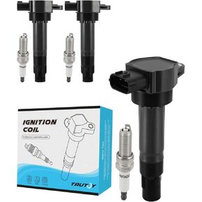 Set of 3 UF681 Ignition Coil Pack & Iridium Spark Plugs For Smart Fortwo 1.0L L3 2008-2015,Replace # 36-8276 GN10674 ICA64178 ICA64270
