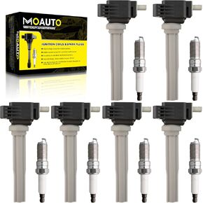 Set of 6 Ignition Coils Pack UF826 HL3Z12029D & 6 PCS Iridium Spark Plugs Compatible with Ford Expedition 2018-2021 F-150 2017-2020 GT 2017-2022 Lincoln Navigator 2018-2021 3.5L V6