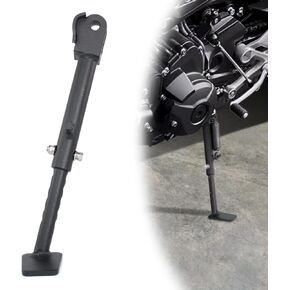 Xitomer 0-3 inch Motorcycle Adjustable Kickstand Fit for MT09 2018-2020 / FZ09 2014-2017 / XSR900 2016-2021 / FJ09 2015-2017 / TRACER 900 2019 / TRACER 900 GT 2019-2020, Side Stand Adjustable