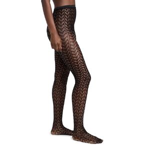 Women's Chevron Fishnet Tights