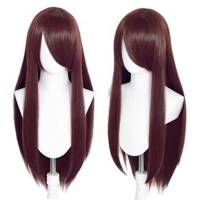 LABEAUTÉ 31.5 Inch / 80 cm Long Straight Mixed Sky Blue Anime Cosplay Wig – Synthetic Heat Resistant Hair for Women Man Costume, Party, and Halloween