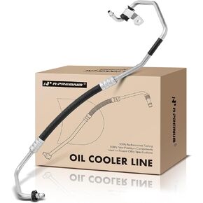 A-Premium Automatic Transmission Oil Cooler Line Hose Assembly Compatible with Chevrolet Traverse & Buick Enclave, 2018, 3.6L