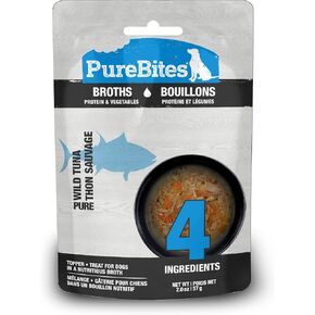 PureBites Chicken & Beef Broths for Dogs, only 5 Ingredients, case of 18