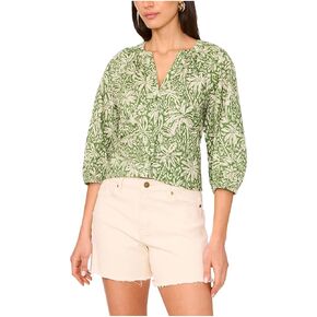 Vince Camuto Women's Raglan Sleeve Button Down Blouse