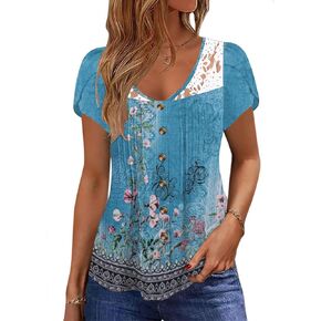 قمم الصيف النسائية من الدانتيل العصري تقليم الخامس قمصان تونك تونك in Kuwait