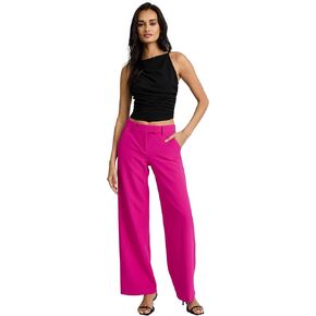 EXPRESS Womens Editor MID Rise Relaxed Trouser Pant