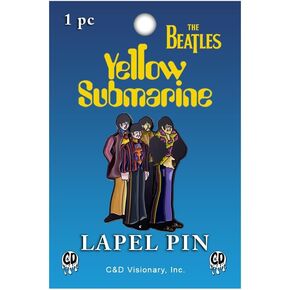 The Beatles Yellow Submarine The Band Metal Lapel Pin