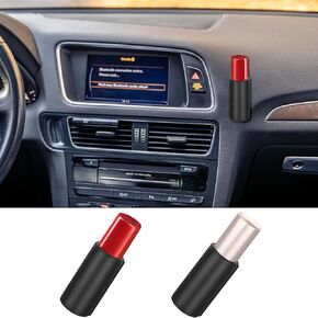 2 PCS Car Chapstick Holder ، حامل الشفاه No Melt ، ملحقات السيارات الجمالية الممتعة للنساء الداخلية ، أساسية للسيارة حامل بلسم الشفاه لصالح Girl Car Decor