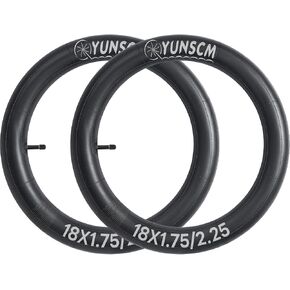 أنابيب دراجة YunSCM 18 بوصة 18x1.5/1.75 AV32mm Schrader Valve 18 بوصة أنابيب داخلية للدراجة متوافقة مع أنابيب إطارات دراجة الأطفال 18 × 1.5-1.75 - قطعتان in Saudi Arabia
