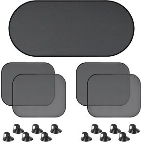 Car Sun Shade for Side and Rear Window (5 Pack),Car Window Shade Used for Sunshade Insulation UV Protection for Kids/Baby/Adults/Pets Suitable for Most Cars