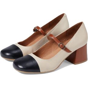 SHODENSE Women Rainbow Pumps Low Chunky Heel Mary Jane Shoes Square Cap Toe Ankle Strap Dress Pumps Two-Toned Mid Block Heel Mary Janes Lolita Shoes Multicolor Patchwork Office Wedding Party 4-11 M US