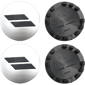 MDEOOSKY 4PCS 6CZ27DX8AA 63MM 2.5 "أغطية غطاء مركز العجلات - استبدال Dodge Challenger ، Charger & Durango - Black