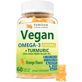 Vegan Omega-3 + Turmeric Gummies 2Pack
