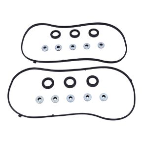 VS50607R Engine Valve Cover Gasket Set, Compatible with Honda Accord 3.0L Ridgeline 3.5L Acura MDX 3.5L 3.7L TL 3.2L 3.5L V6 Saturn Vue 3.5L Replaces# 036-1708, 12341RCAA00, 12341RCAA01, 12342P08004