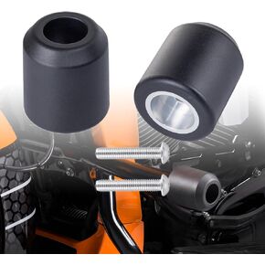2024 Harley Saddlebag Guards Sliders, 1.25" Wear-Resistant Engine Guard Sliders, Derlin Crash Bar Sliders M12 Screws Compatible With Harley Saddlebag Guards/Crash Bar/Flat-Out Bar