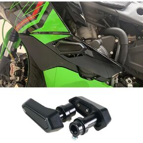Motorcycle Engine Crash Protector Frame Slider Protector for ZX4R zx-4r ZX-4RRSE ZX-25R NINJA-4R（Black）