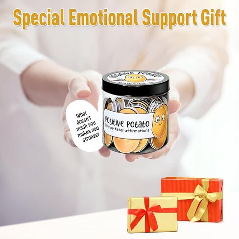 30 Pack Positive Pickles Affirmations, Emotional Support Pickle, Positive Potato, Affirmation Card Jar, 30 Unique Positive Messages, Daily Affirmation Cards (Potato) in Kuwait