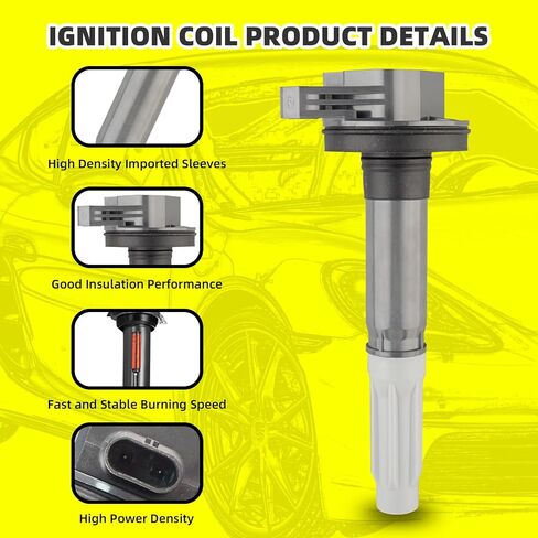 Set of 6 Ignition Coils Pack UF826 HL3Z12029D & 6 PCS Iridium Spark Plugs Compatible with Ford Expedition 2018-2021 F-150 2017-2020 GT 2017-2022 Lincoln Navigator 2018-2021 3.5L V6 in Saudi Arabia