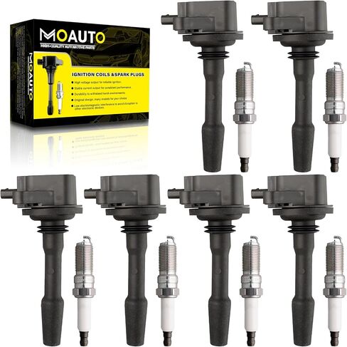 Set of 6 Ignition Coils Pack UF826 HL3Z12029D & 6 PCS Iridium Spark Plugs Compatible with Ford Expedition 2018-2021 F-150 2017-2020 GT 2017-2022 Lincoln Navigator 2018-2021 3.5L V6 in Saudi Arabia