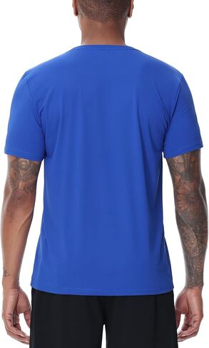 MOHEEN Men's Active Quick Dry Crew Neck T Shirts Athletic Running Gym Workout Short Sleeve Tee Tops in Kuwait