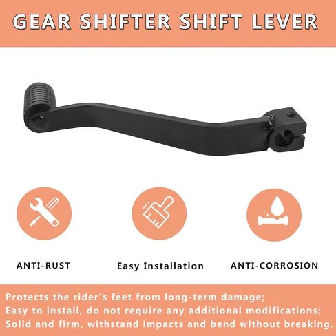 Motorcycle Gear Shifter Shift Lever Pedal Replacement for Suzuki DR650SE DR650 SE 1996-2024 CNC Aluminum Gear Shift Lever (Black) in Kuwait