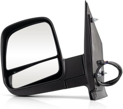 For Chevy Express 1500 2500 3500 From 2008-2018 Door Mirror Driver Side | Power | Heated | Textured Black | Replacement For 15227418 | GM1320396 in Saudi Arabia