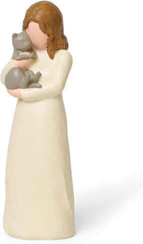 Cat Memorial Gifts, Friendship Guardian Angel Figurines, Orange Cat Statue Pet Loss Sympathy Gift for Cat Mom, Remembrance Cat Gifts for Women Cat Lovers in Saudi Arabia