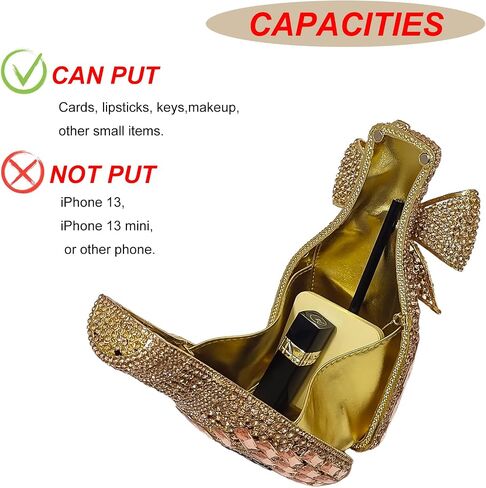 Novelty Champagne Bottle Evening Bag Rhinestone Clutch with Bowknot Women Purse Party Cocktail Crystal Handbag in Saudi Arabia