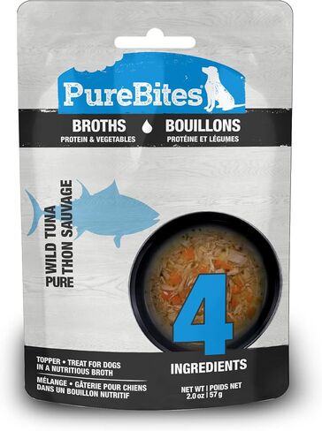 PureBites Chicken & Beef Broths for Dogs, only 5 Ingredients, case of 18 in Saudi Arabia
