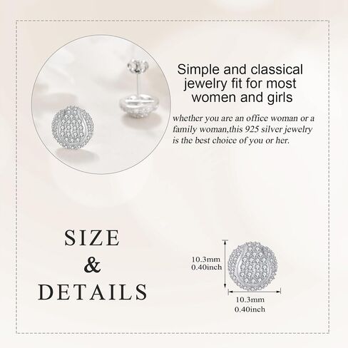 Sports Earrings Sterling Silver Sports Stud Earrings Baseball/Football/Golf Earrings Dangling Jewelry Gifts for Women in Saudi Arabia