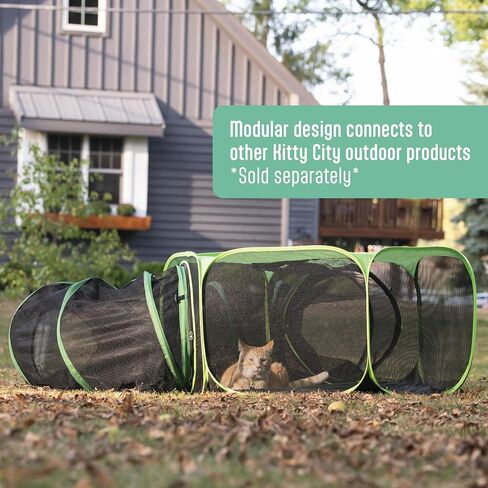 Kitty City Outdoor Catio Mega Kit for Cats, Replacement Parts, and 10' Tunnels in Kuwait