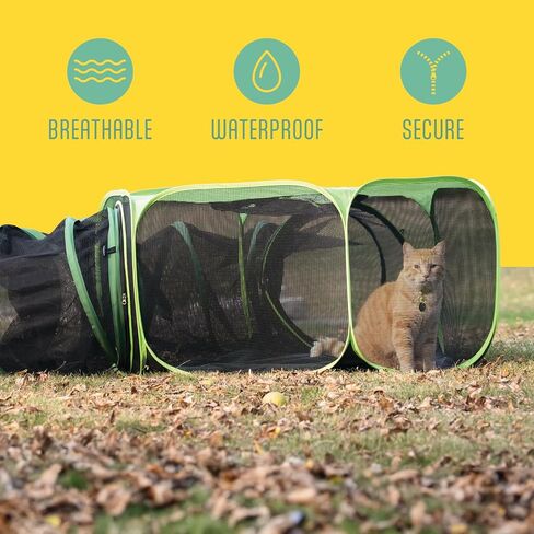 Kitty City Outdoor Catio Mega Kit for Cats, Replacement Parts, and 10' Tunnels in Kuwait