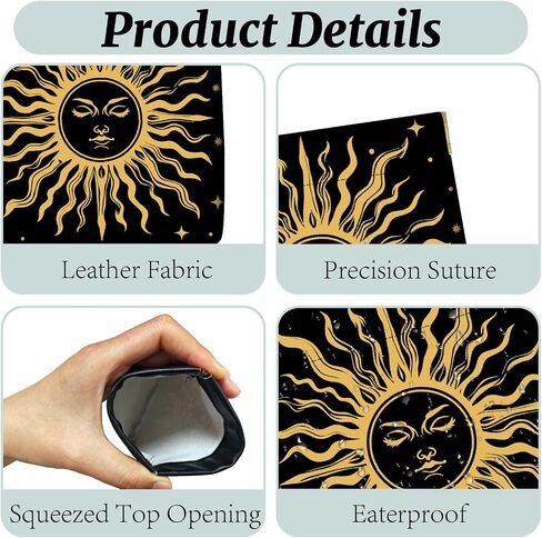 Creatcabin 2pcs Snap Closure Organizer Leather Pu Mini Wallet Coin Prestoreger Pouch Pouch Marble Squeez in Kuwait