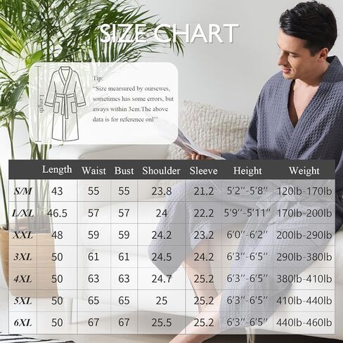 Mens Robes Waffle Lightweight Spa Knit Shawl Hotel Bathrobe Summer Soft Knee Length Sleepwear in Saudi Arabia