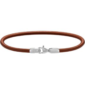 Daniel Wellington Perfect Pair bracelet 175 316L Stainless Steel, Genuine Italian Leather Silver